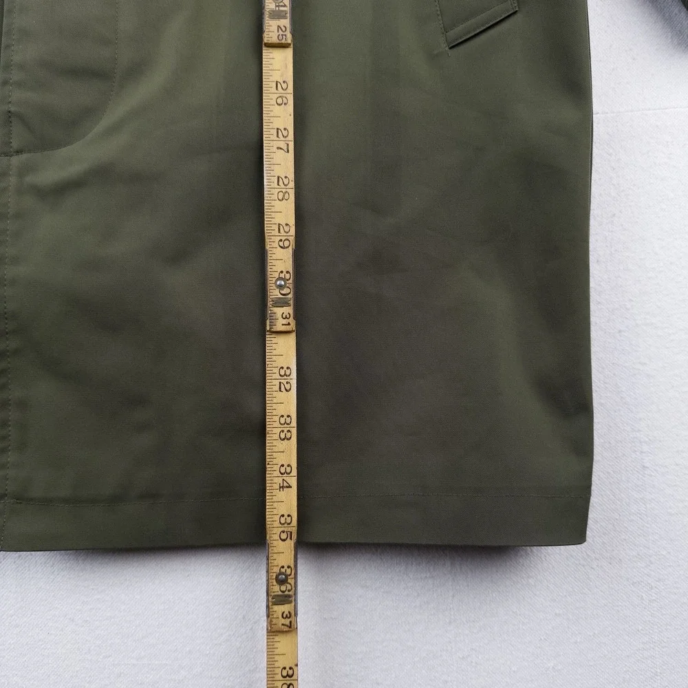 Gap Mac Rain Coat Olive Green Men's M Relaxed Fit Water Resistant Wind Proof